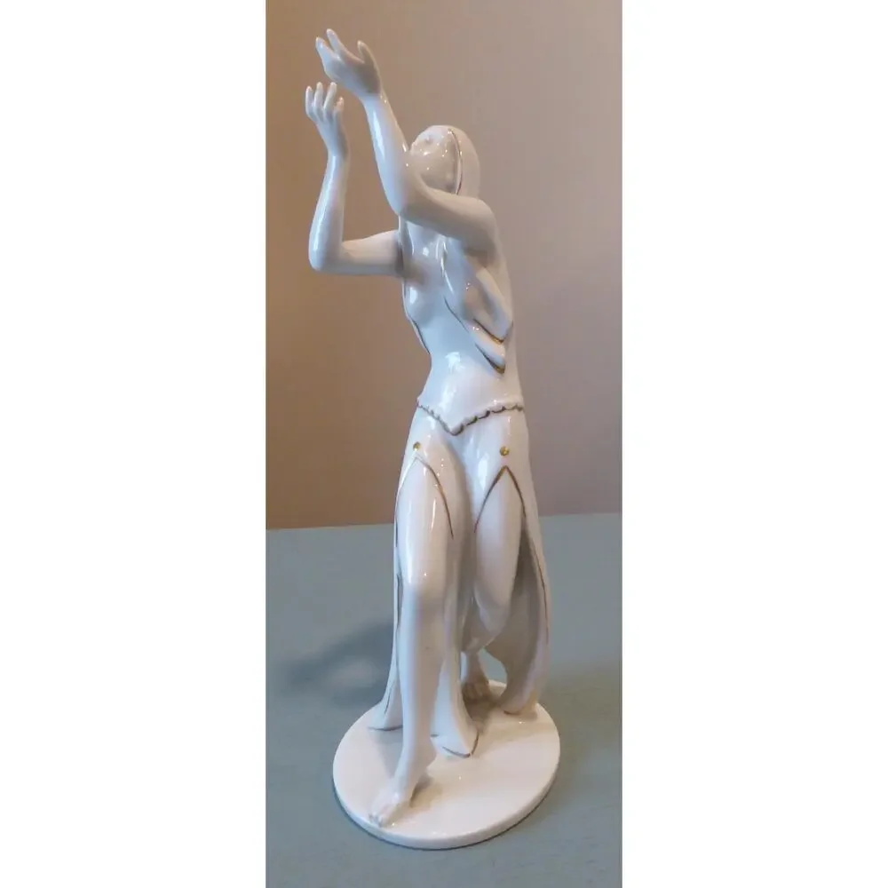 Art Deco Rosenthal Germany Figurine Prayer Dancer Gustav Oppel Repaired Base